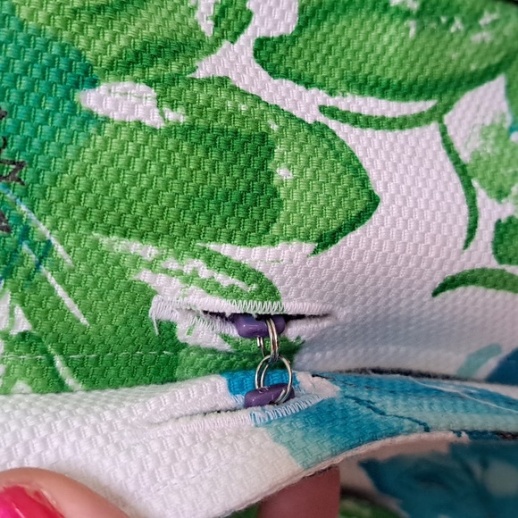 Susan Graver Tropical Vibrant 1 button Lined Jacket. Size 10 - Picture 7 of 11